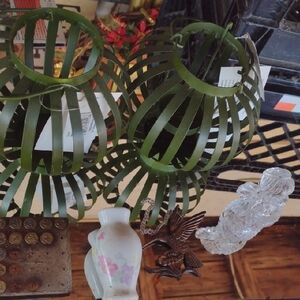 Green Metal Lanterns/Crystal Angel/Vase/Brass Tacks